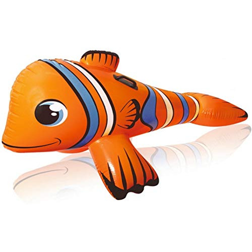 Giant Inflatable Clown Fish Ride-On Pool Toy & Float - Toyland