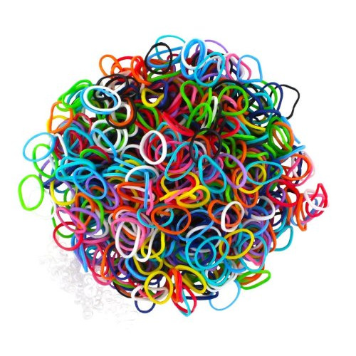 Colourful loom bands