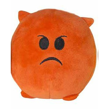 5 Inch Angry Emoticon Face Plush - Emoji Toys - Smiley Soft Toys - Toyland