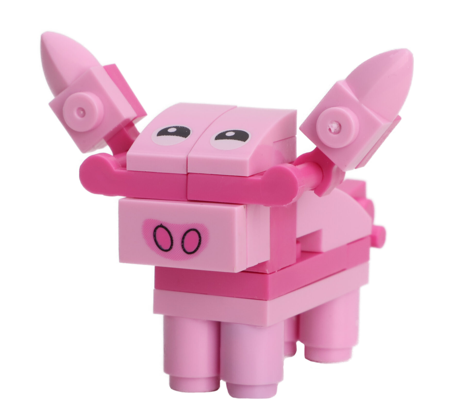 Toyland® 73 Piece Farm Animal Building Bricks - Sheep + Pig + Cow - Ages 6+ - Image 5