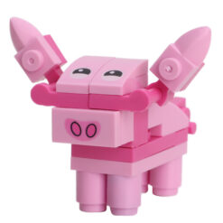 Alternative view of Toyland® 24 Piece Farm Animal Building Bricks - Pig - Ages 6+