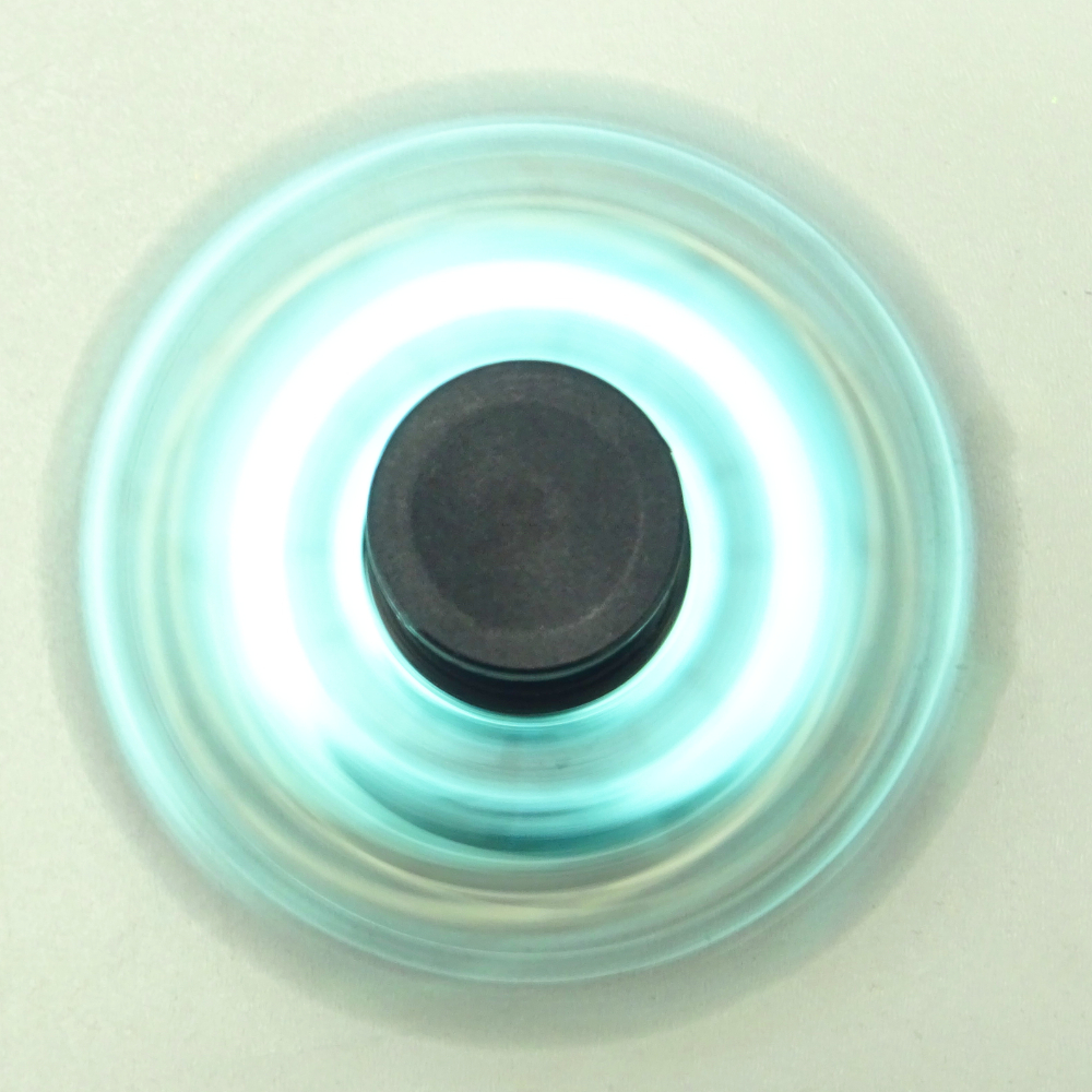 Spinnerooz Hand Spinner Novelty Toy - Fidget Spinner - 3 In 1 - Jump, Bounce, Spin - BLUE - Image 4