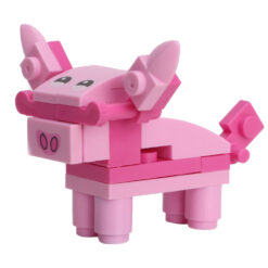 Toyland® 24 Piece Farm Animal Building Bricks - Pig - Ages 6+
