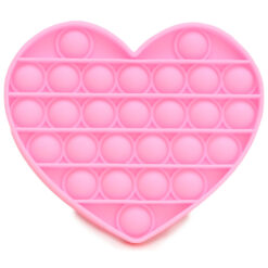 Toyland® Push Bubble Pop Bubble Sensory Fidget Toy (Pink Heart)