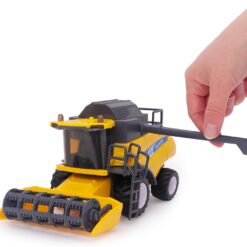 Alternative view of Toyland® 26cm (10”) 1:32 Scale Yellow Toy Combine Harvester - Friction-Powered Farm Vehicle With Moving Parts - Kids Interactive Play - 3+ Years