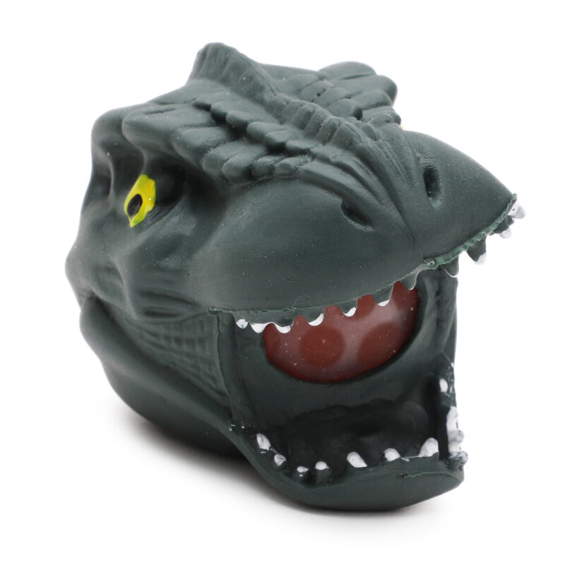 Toyland® Squeezy Bead Filled Dinosaur Head - Novelty Sensory Squeeze 