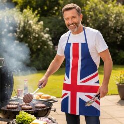 Alternative view of Toyland® 92cm (36") Union Jack Flag Apron - Patriotic, Cooking & BBQ Accessory - British Pride & Unite The Kingdom Celebrations - One Size for Unisex Adults