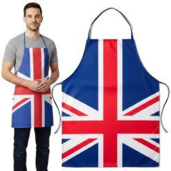 Toyland® 92cm (36") Union Jack Flag Apron - Patriotic, Cooking & BBQ Accessory - British Pride & Unite The Kingdom Celebrations - One Size for Unisex Adults