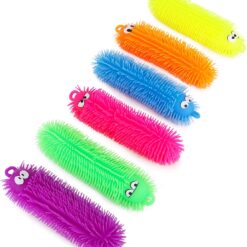 Toyland® 50cm (19 Inch) Large Puffer Caterpillar - 1 Colour Picked At Random