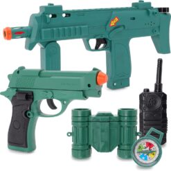 Toyland® Special Forces Gun & Accessories Set With Realistic Light & Sound - 2 Guns & 3 Accessories