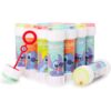 Toyland® Pack of 12 Bubble Tubs With Wands, 60ml Solution & Novelty Maze Lid - Pocket Money & Party Bag Toys (Stitch)
