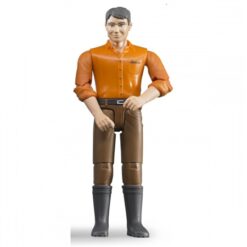 Man with Brown Jeans