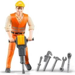 Construction Worker with Accessories