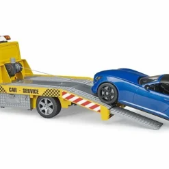 Mercedes-Benz Sprinter Car Transporter with Light and Sound Module and BRUDER Roadster