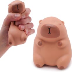 Toyland® 9cm (3.5") Squishy Capybara Sensory Squeeze Toy - Novelty Fidget Toys - Stress Relieving Toy For Kids & Adults