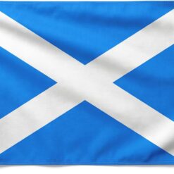 Toyland® 5ft x 3ft (150cm x 91cm) Large Blue & White Scotland Flag - Scottish Patriotic Celebrations & Party Decorations - Highland Games, St Andrews Day, Sports Fans, World Cup & Euros