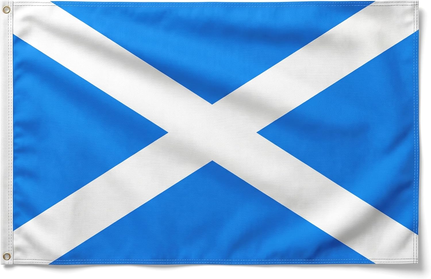 Toyland® 5ft x 3ft (150cm x 91cm) Large Blue & White Scotland Flag - Scottish Patriotic Celebrations & Party Decorations - Highland Games, St Andrews Day, Sports Fans, World Cup & Euros