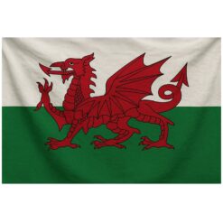 Toyland® 5ft x 3.3ft (152cm x 101cm) Large Wales Flag Perfect For Welsh Celebrations - Party Decorations - World Cup & Euros