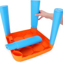 Alternative view of Toyland® 62cm (24") Kids Durable Plastic Chair - Orange, Blue & Green Children's Seat - Indoor & Outdoor Seating for Playroom, Bedroom or Garden - Suitable for Ages 2+
