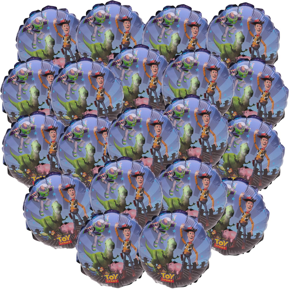 Pack Of 21 - Toy Story Mini Balloons - Sticks And Cups Included - Birthday Party Decorations