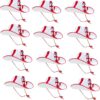 Toyland® 26cm (10") Pack of 12 - St George's England Cowboy Hats - Euro & World Cup Celebrations - England Sports Tournamemts - English Party Decorations