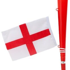 Toyland® England Flag and Horn - World Cup & Euros - Football Match Noisemakers