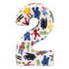Toyland® 66cm (26”) Sesame Street™ Number 2 Foil Balloon - Kids Party Balloons - Party Decoration, Air or Helium, Self Sealing (Copy)