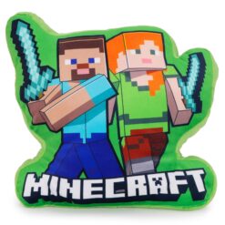 Toyland® 34cm (13”) Green Minecraft Plush Pillow - Super Soft, Decorative, Cute, Cuddle Cushion for Kids - Bedroom, Sofa & Office Accessory