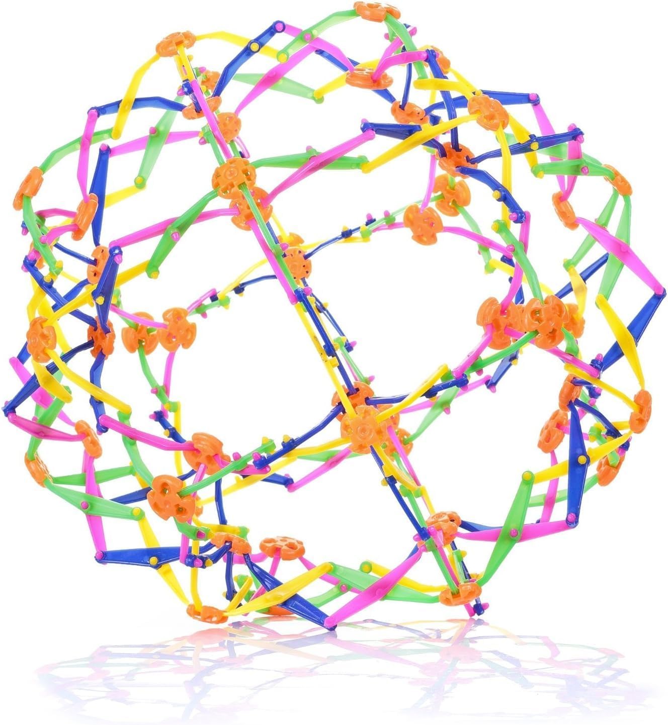 Toyland® 17cm (7") Rainbow Magic Expanding Millenium Ball - Colourful, Fun and Interactive Transforming Sphere Fidget Toy for Kids and Adults - Ages 3+ - Image 2