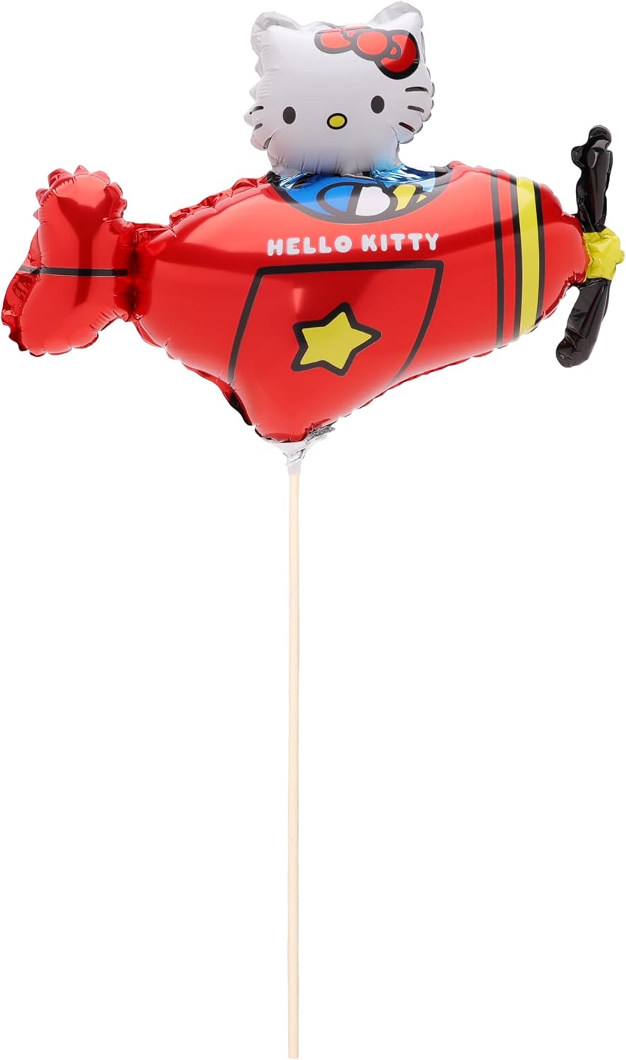 Toyland® Pack Of 20 - Hello Kitty Mini Foil Character Balloons - Sticks And Cups Included - Birthday Party Decorations - Image 6