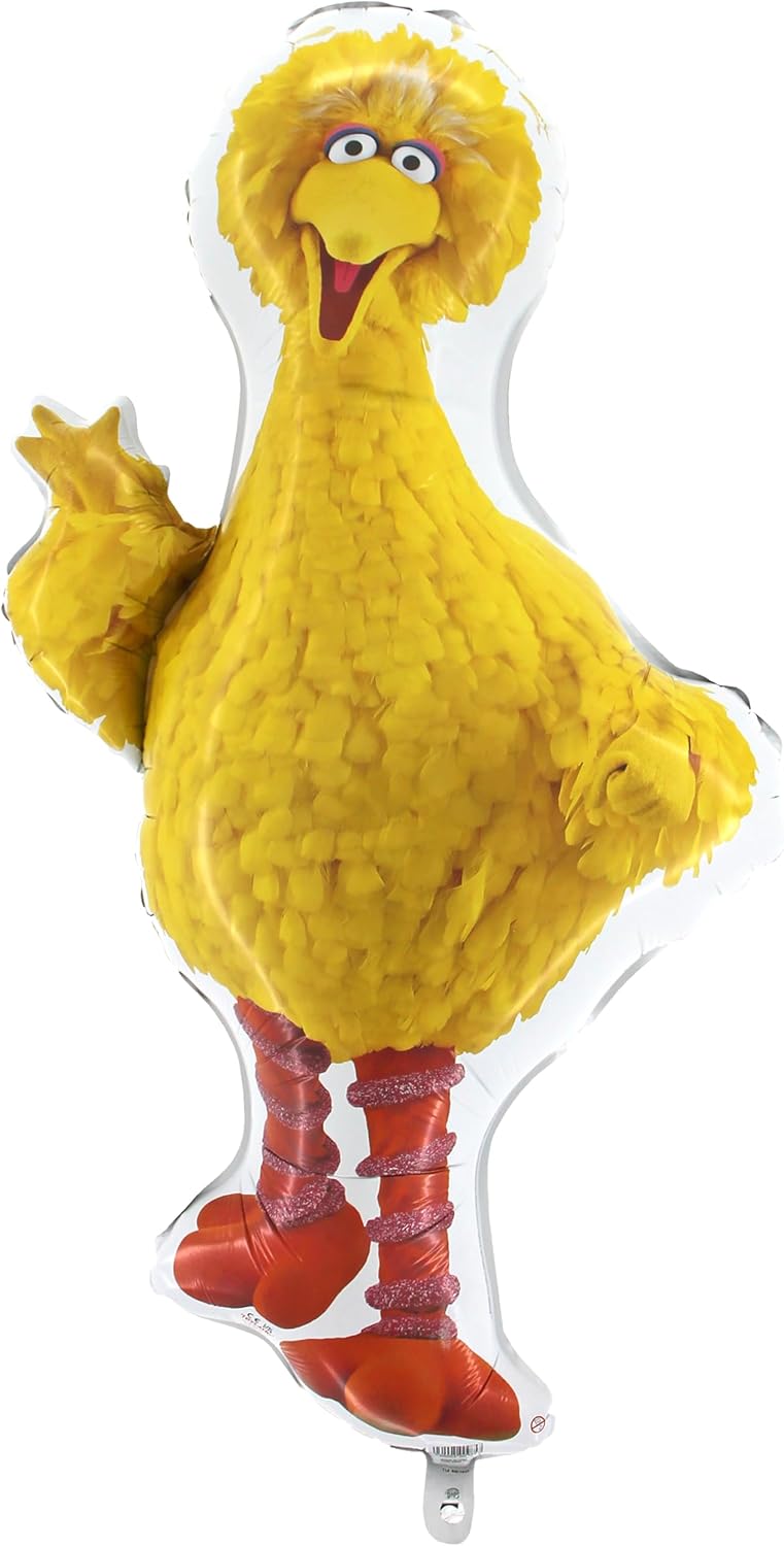 Toyland® Sesame Street Pack of 4 Jumbo Foil Balloons - Abby Cadabby, Big Bird, Cookie Monster & Elmo Characters - Kids Party Decorations - Image 6