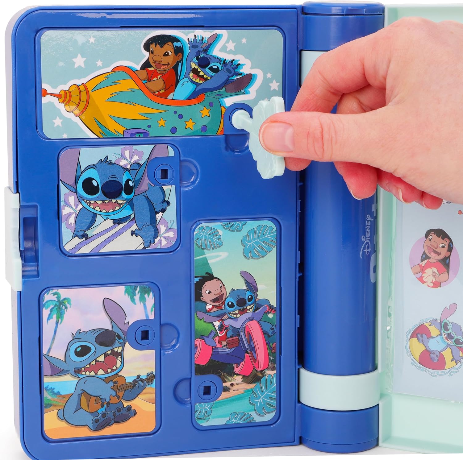 Toyland® Disney Stitch 36-Piece Surprise Activity Set with Secret Key – 4 Doors to Unlock – Stationery Supplies, Arts & Crafts Kit for Kids – Ages 3+ - Image 7