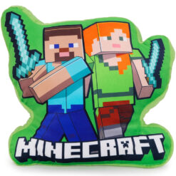 Toyland® 34cm (13”) Green Minecraft Plush Pillow - Super Soft, Decorative, Cute, Cuddle Cushion for Kids - Bedroom, Sofa & Office Accessory