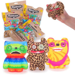 Toyland® 10cm (4") Fuggler™ Soft Foam Squeezy Toy - Multicoloured Stress Toy - Handheld Sensory Toy - 6 To Collect - 1 Chosen At Random - Ages 3+