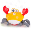 Toyland® 22cm (9“) Crazy Crab Moving Bubble Machine with LED Lights & Sounds - Includes 2 x 60ml Bubble Solution - Indoor & Outdoor Portable Toy for Kids and Toddlers - Ages 3+