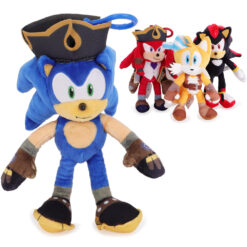 Toyland® 18cm (7") Sonic Prime Series 2 - Clip-On Soft Plush Toy - 4 Designs To Collect - 1 Chosen At Random - Suitable for Kids Aged 12 Months +
