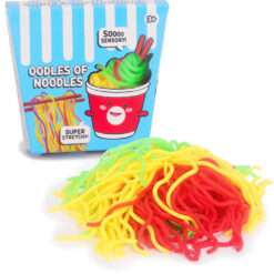Toyland® Squishy Noodles Fidget Toy - Soft, Colourful Sensory Stress Relief Strings, Sensory Squeeze Toys for All Ages - Ages 3+
