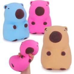 Toyland® 15cm (6“) Adorable Jumbo Squishy Capybara Fidget Toy - 3 Colours Available - 1 Chosen At Random - Sensory Squeeze Toys for Kids - Ages 3+