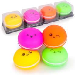 Toyland® Cute Neon Squishy Macaron Sensory Fidget Toy - 1 Chosen At Random - Squeeze Toys for Kids - Ages 3+