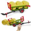 BRUDER - 02204 - TRAILER WITH 3 BALES