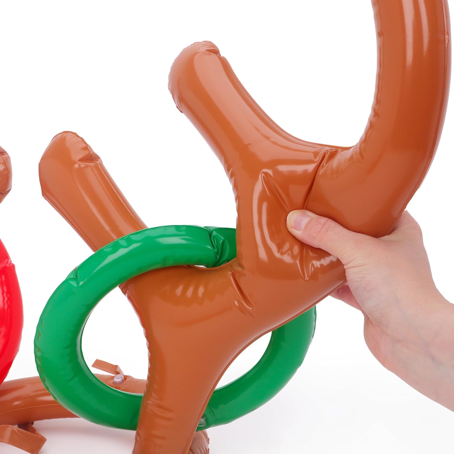 Toyland® Inflatable Reindeer Antler Hoop Ring Toss Game - Winners Medal Prizes - Kids & Adults Festive Family Fun & Games - Christmas Office Party Celebrations - Image 9