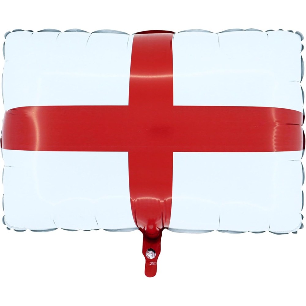 Toyland® 55cm (22") Large St George England Flag Foil Balloon - Euro & World Cup Decorations