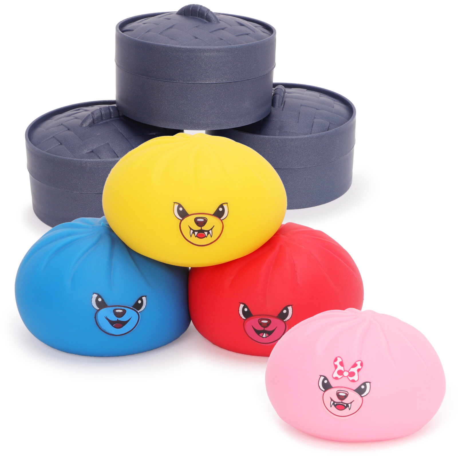 Toyland® Were Bear Squishy Bao Dumpling Sensory Fidget Toy - Squeeze Toys