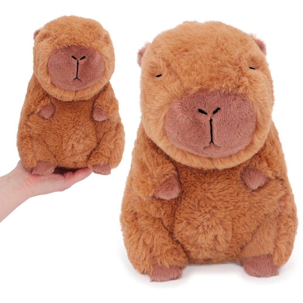 Toyland® 20cm (8“) Super Soft & Snuggly Capybara Plush Toy - Stuffed Fluffy Animal Companion for Kids - Suitable from Birth