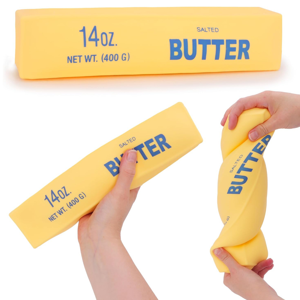 Toyland® 14oz (400g) GIANT Slow Rising Squishy Butter - Sensory Squeeze Toy | Large Squeezy Stress Relief Fidget Accessory - Ages 3+