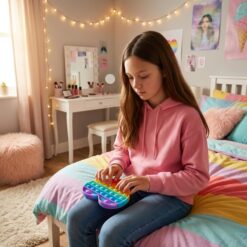 Alternative view of Toyland® Fidget Toy Bundle - Pack Of 4 Bubble Pop Sensory Fidget Toys | Designs Chosen At Random 4 Designs Available: Square, Circle, Hexagon & Heart - Multiple Colours Available - Sensory Toys