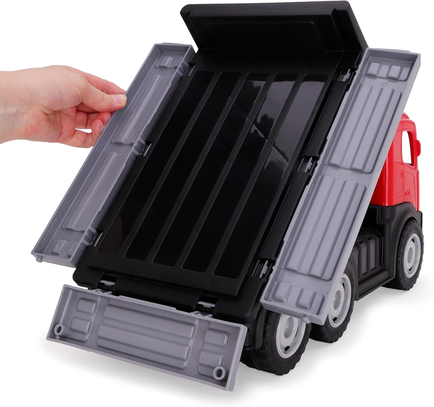 Toyland® 1:16 Scale Tipping Trailer With Mini Forklift Truck Playset - Image 6