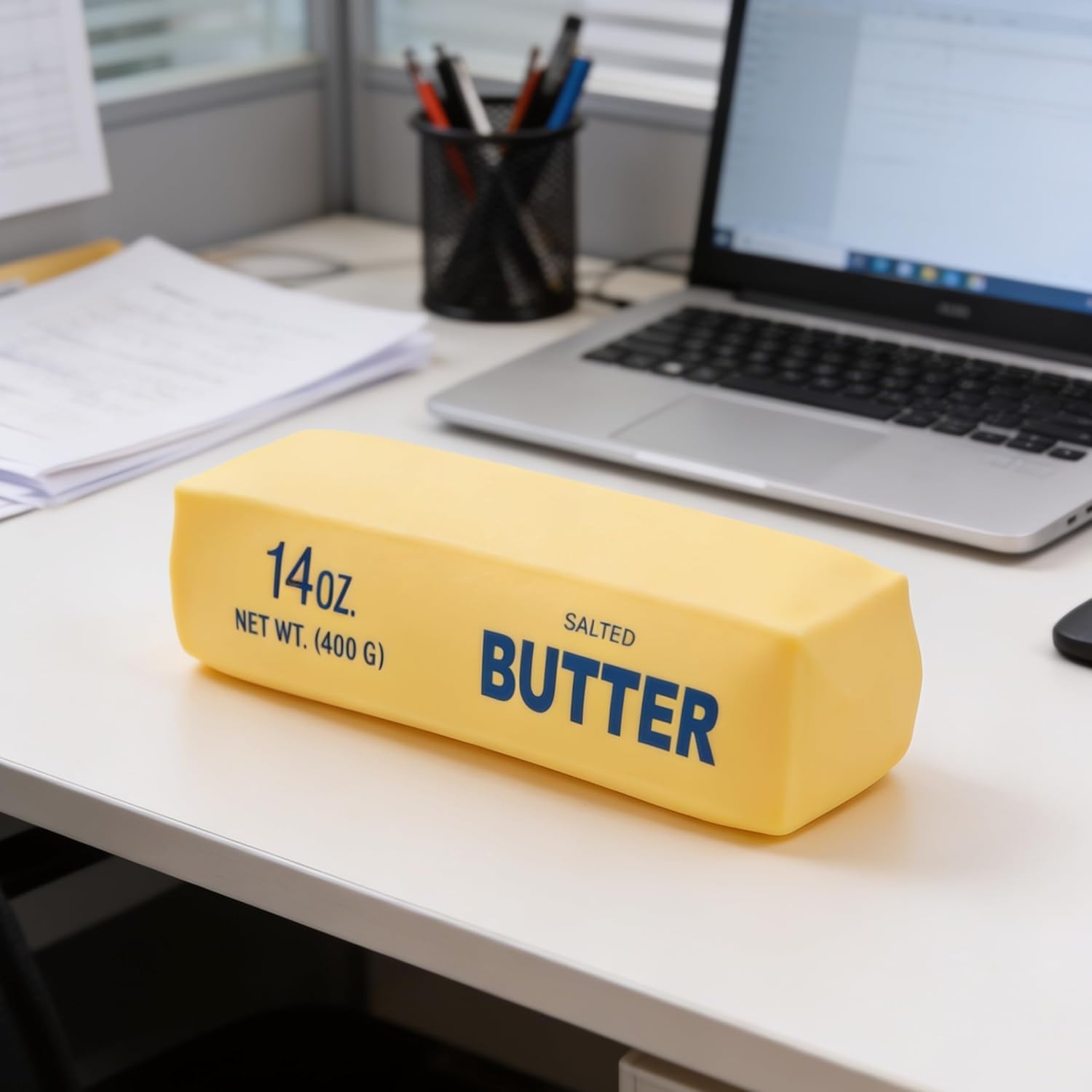 Toyland® 14oz (400g) GIANT Slow Rising Squishy Butter - Sensory Squeeze Toy | Large Squeezy Stress Relief Fidget Accessory - Ages 3+ - Image 5