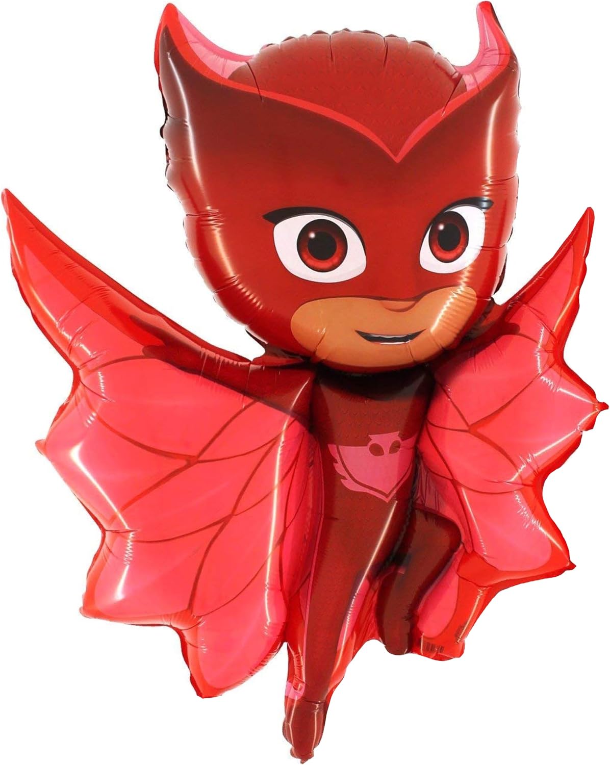 Toyland® Pack of 4-PJ Masks Balloons - Owlette, Catboy, Gekko & Round Foil Kids Character Party Decorations - Image 2